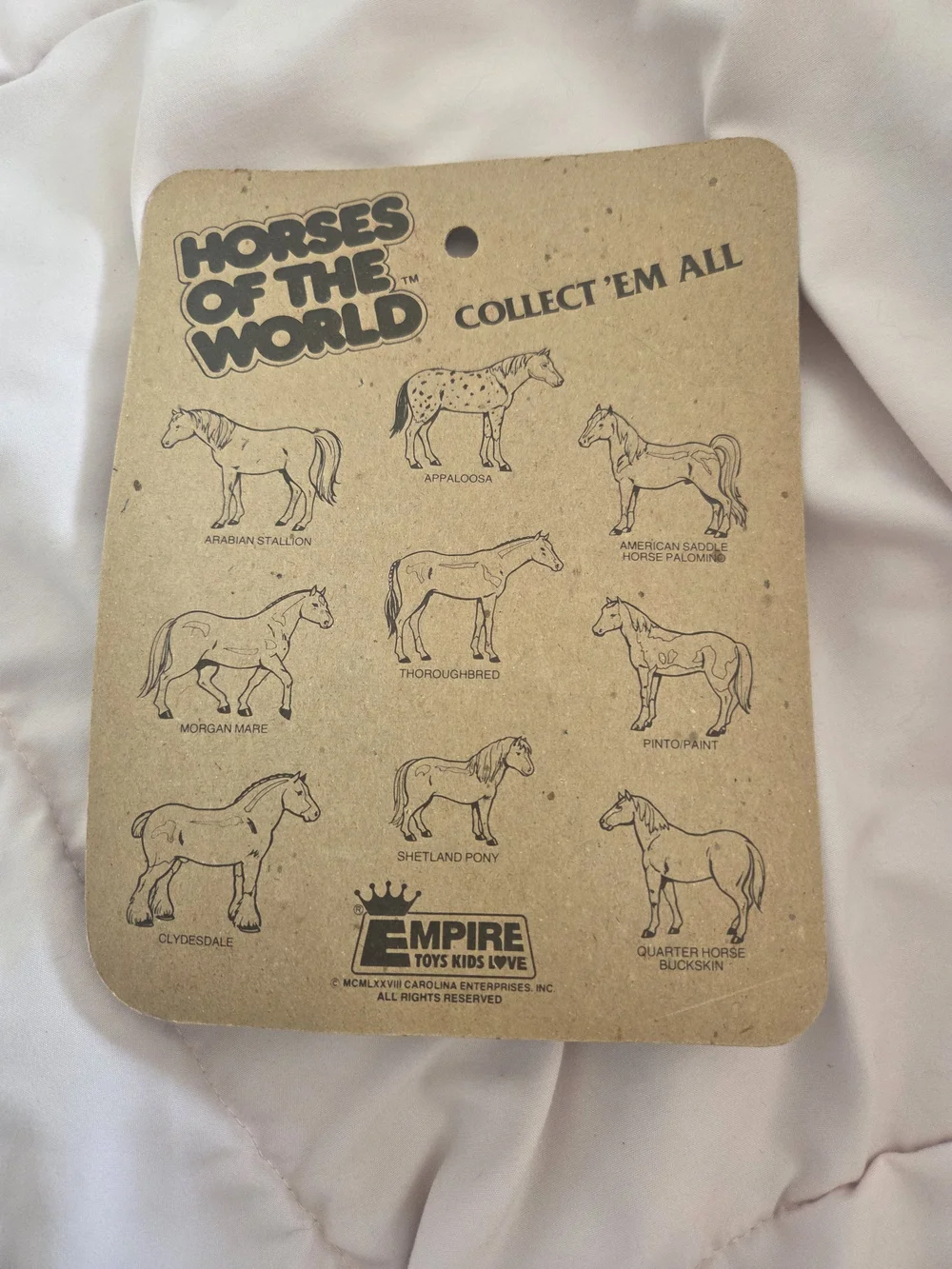 1978 Horses of the World Poseable Brown Toy Horse